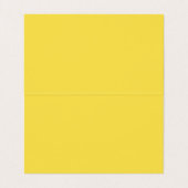 白いフロアーカスタムの水平テント折り曲げ 名刺 (内部フラット)