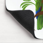 白いフロントのアマゾン マウスパッド (コーナー)