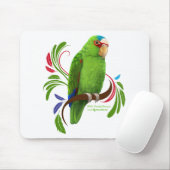 白いフロントのアマゾン マウスパッド (マウス)