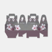 白いフローラがピンク色 フェイバーボックス (折り畳みなし)