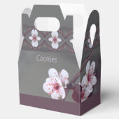 白いフローラがピンク色 フェイバーボックス (オープン)