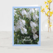 白いフローラカード カード (黄色い花)