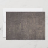 白いフローラ素朴が私の花嫁になるだろうか 招待状 (裏面)