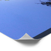 白いフローラ ポスター (角)