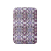 白いフローラ（赤） バスマット (正面縦)