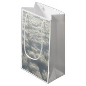 白いフワフワの雲 スモールペーパーバッグ (正面アングル)