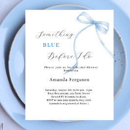 白いブライダルシャワーを弓を引く前に何か青