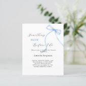 白いブライダルシャワーを弓を引く前に何か青 (スタンド正面)