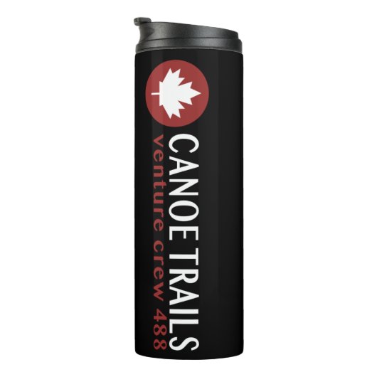 白いブロックのロゴ付きタンブラー タンブラー (回転右)