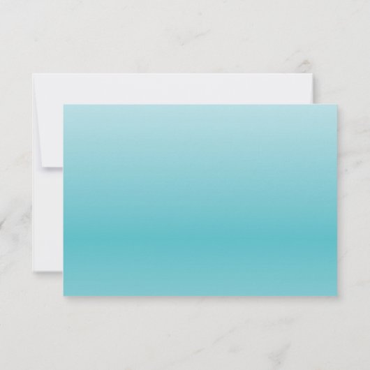 白いプルメリア熱帯結婚式の日付を保存 セーブザデート (裏面)