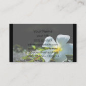 白いプルメリア 名刺 (裏面)