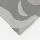 白いプードルのギフト フリースブランケット (角)