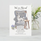 白いプードル犬 |お知らせ 案内状 (スタンド正面)