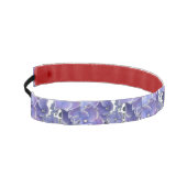 白いヘッドバンドの青い縁どアジサイア アスレチックヘッドバンド (左)