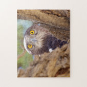 白いヘビのワシ ジグソーパズル (縦)