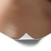 白いベッドに男と女の足 ポスター (コーナー)