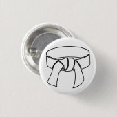 白いベルトのpinbackボタン 缶バッジ (正面&裏面)