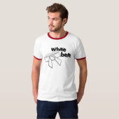 白いベルト2.1 Tシャツ (正面フル)