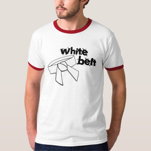 白いベルト2.1 Tシャツ (正面)