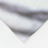 白いベンガルトラのイメージ フリースブランケット (角)