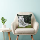 白いベンガルトラ クッション (椅子)