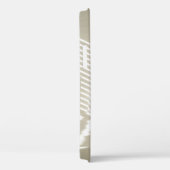 白いベ赤と白ッドの黒い格子縞の織物 Case-Mate iPhoneケース (裏面 / 右)