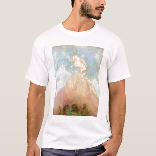 白いペガソス、c.1908 (キャンバスの油) tシャツ (正面)