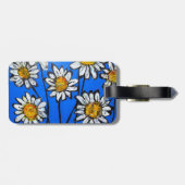 白いペダルのある花 ラゲッジタグ (裏面横)