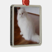 白いペルシャのオーナメント メタルオーナメント (右)