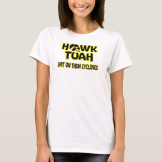 白いホークのツヤが彼らに唾を吐シンプルく Tシャツ