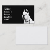 白いボクサーの名刺 名刺 (正面/裏面)