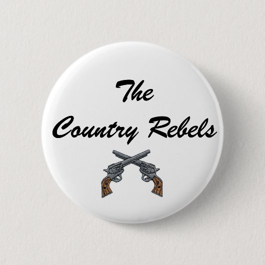 白いボタン 缶バッジ (正面)