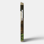 白いボーダーが付いている鶏小屋の外のオンドリ及び雌鶏 Case-Mate iPhoneケース (裏面 / 左)