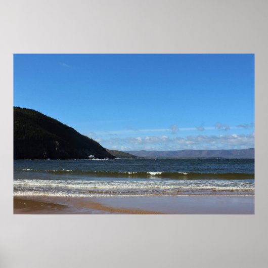 白いポイントビーチ ポスター (正面)