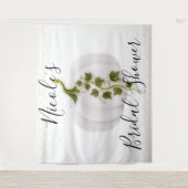 白いポンプキンのストーリーブックチックな秋のウェディングタペストリー タペストリー (正面)