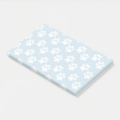 白いポープリントデザインのポストイットノート ポストイット (アングル)