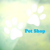 白いポープリントデザインウィンドウの固定 ウィンドウサイン (シート3)