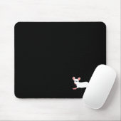 白いマウスのmousepad マウスパッド (マウス)