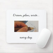 白いマウスパッドを毎日書いて下さい マウスパッド (マウス)