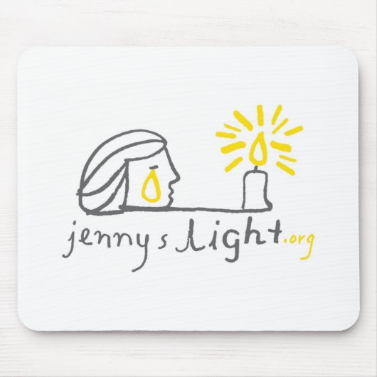 白いマウスパッド マウスパッド (正面)