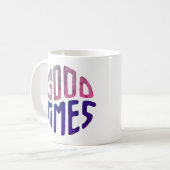 白いマグカップが良い印刷で コーヒーマグカップ (正面左)