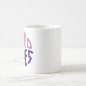 白いマグカップが良い印刷で コーヒーマグカップ (中央)