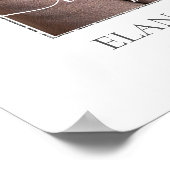 白いマグノリアの花の絵　お悔やみ 葬儀 追悼 ポスター (角)