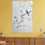 白いマグノリア キャンバスプリント (インサイチュ (リビング))