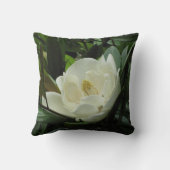 白いマグノリア クッション (裏面)