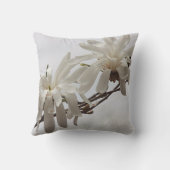 白いマグノリア クッション (裏面)