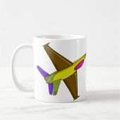 白いマグモックアップ写真 コーヒーマグカップ (左)