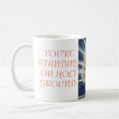 白いマグ-モーゼ及びホウキグサ コーヒーマグカップ (左)