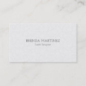 白いマスクの背景 名刺 (正面)