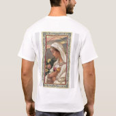 白いマドンナ Tシャツ (裏面)